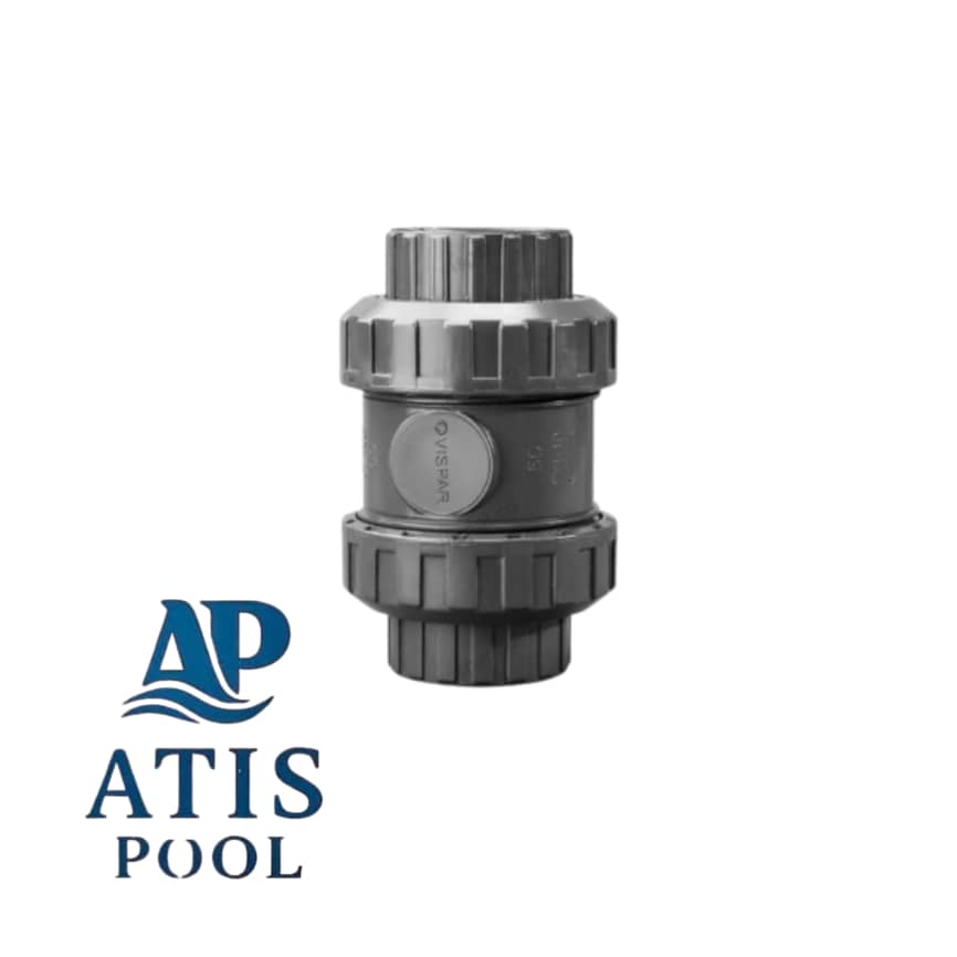 شیر یک طرفه فنردار چسبی ویسپار سایز 90