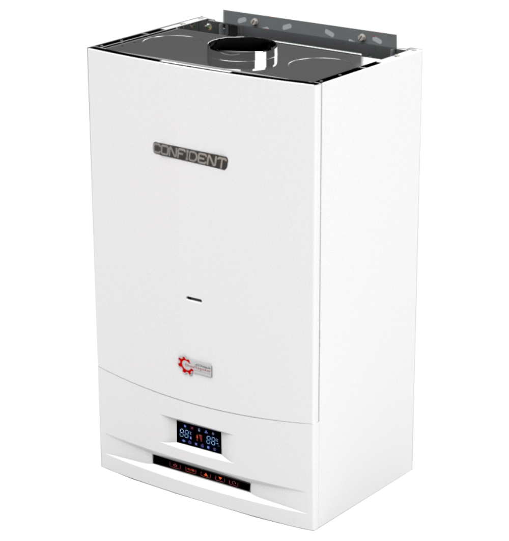 پکیج دیواری 50 کیلووات مدل کانفیدنت-نسخه هوشمند به همراه اتصال وای فای